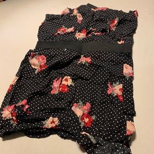 mini floral jumpsuit